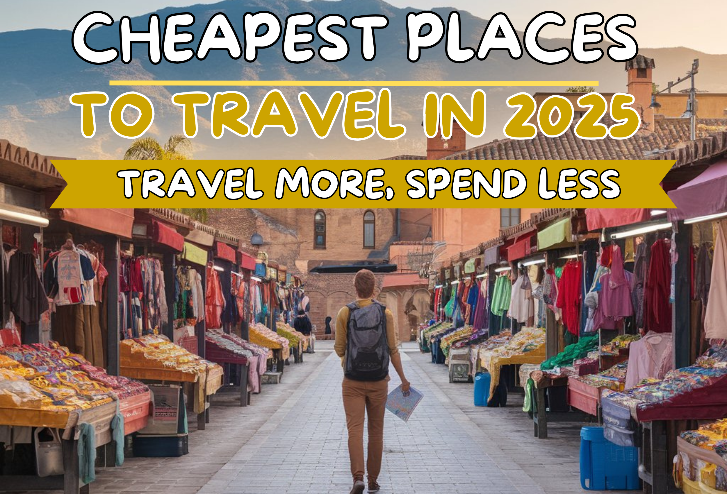 Cheapest places to travel with budget-friendly expenses and affordable reservations.